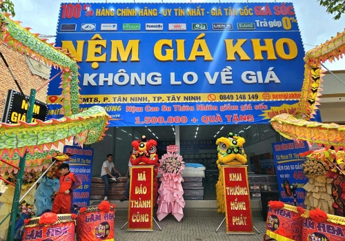 Nệm Giá Kho Khai Trương Showroom Mới Tại Tân Ninh Tp.Tây Ninh